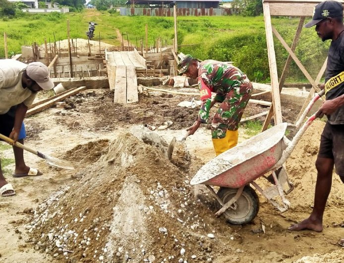 Pembangunan Jembatan Garuda di Kampung Candra Jaya, Wujud Kolaborasi dan Harapan Baru Bagi Warga