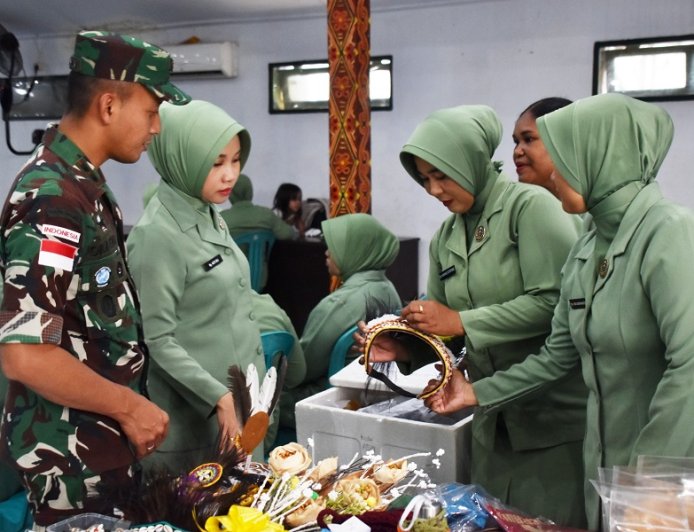 Ketua Persit Cabang XVI Kodim 1707/Merauke: Kebersamaan dan Keharmonisan Keluarga Jadi Kekuatan Utama Persit