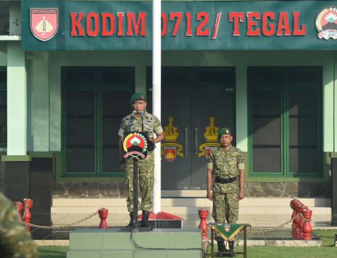 Kodim 0712/Tegal Gelar Upacara Harkitnas ke-118 Tahun 2026