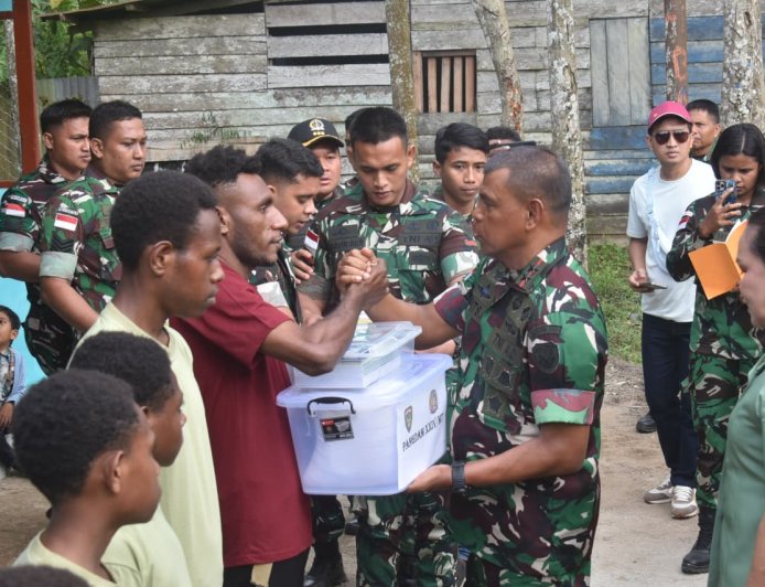 Sentuh Hati Anak-Anak Papua Selatan, Pangdam XXIV/MT Resmikan Rehab Panti Asuhan Abba
