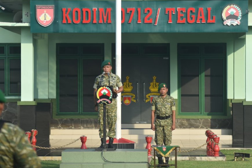 Kodim 0712/Tegal Gelar Upacara Harkitnas ke-118 Tahun 2026