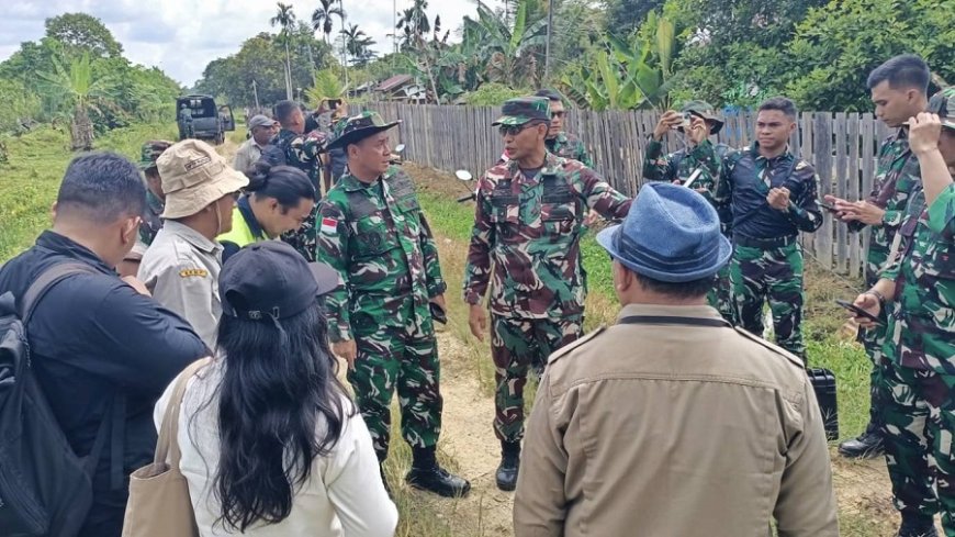 Tim Kementan Survei Lahan, Koramil Senggi dan Warga Siap Wujudkan Kawasan Pertanian Unggulan