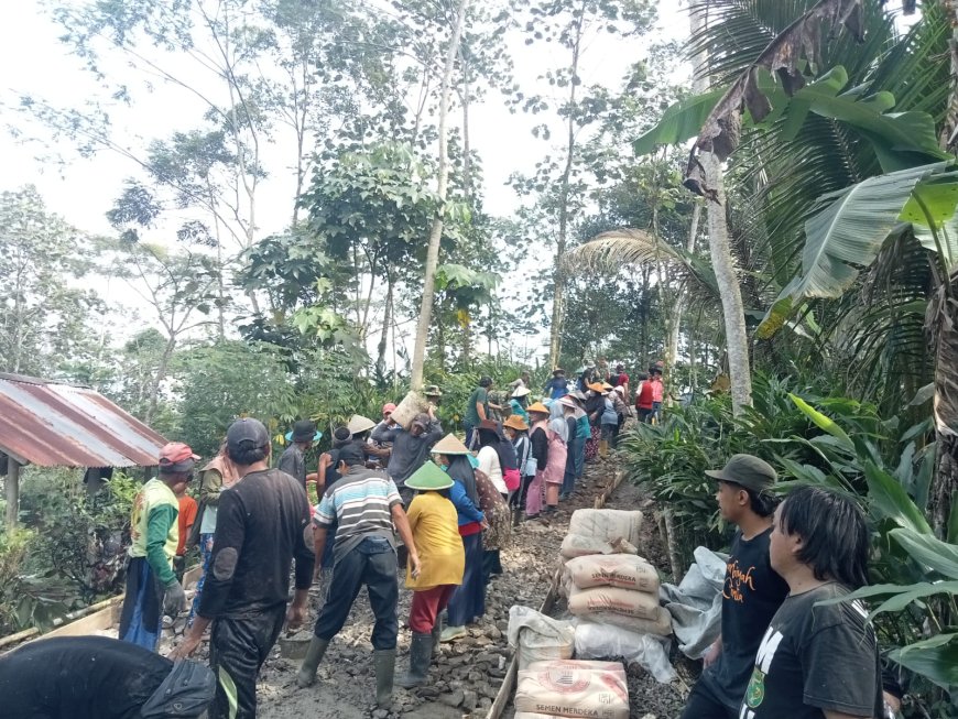 TMMD Sengkuyung Tahap II 2026 Perkuat Pembangunan Desa Lawen