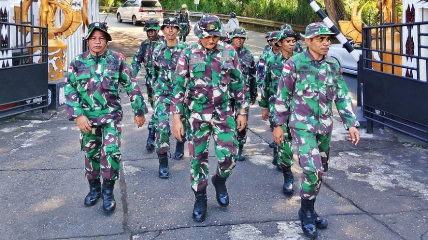 Asah Ketahanan Fisik dan Mental Prajurit, Kodim 1701/Jayapura Gelar Hanmars PSJM