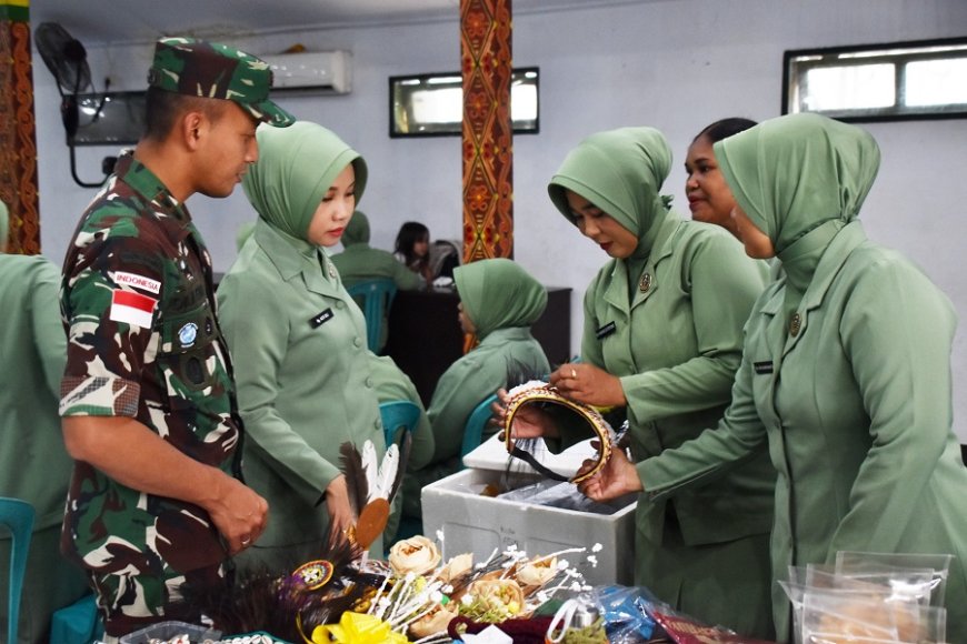 Ketua Persit Cabang XVI Kodim 1707/Merauke: Kebersamaan dan Keharmonisan Keluarga Jadi Kekuatan Utama Persit
