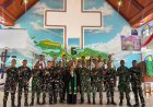 Prajurit Yonif TP 860/NSK dan Jemaat GKI Betani Waren Bersatu dalam Doa, Wujud Nyata Harmoni TNI dan Masyarakat Papua