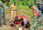 Danramil 1701-04/Arso Pimpin Ground Breaking Jembatan Garuda Tahap III di Kabupaten Keerom