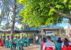 Ibadah Syukur Suku Batak di Pantai Ronggaiwa, Prajurit Yonif TP 860/NSK Larut dalam Kebersamaan