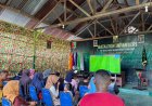 Nobar Bola Gembira Satukan TNI dan Rakyat, Prajurit Yonif TP 860/NSK Ciptakan Momen Hangat Penuh Kebersamaan di Waropen