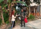 Koramil 11/Pangkah Gelar Jumat Berkah, Bagikan 100 Nasi Bungkus kepada Masyarakat