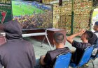 Nobar Piala Dunia, Prajurit Yonif TP 860/NSK dan Warga Perkuat Kebersamaan serta Kemanunggalan TNI-Rakyat