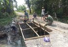 Pembangunan Jembatan Garuda Sungai Situri Mulai Dikerjakan untuk Hubungkan Lebeteng dan Brekat