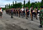 Babinsa Sentani Asah Disiplin dan Jiwa Nasionalisme Paskibraka Jayapura Menuju HUT RI Ke-81