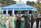 Pelepasan Lima Prajurit Terbaik, Yonif TP 809/NTM Gelar Upacara Korps Raport Pindah Satuan