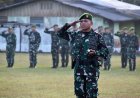 Letkol Inf Bayu Prabowo Teguhkan Disiplin dan Nasionalisme Melalui Upacara Bendera Mingguan