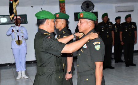 Letkol Inf Bayu Prabowo Resmi Jabat Dandim 1707/Merauke di Ujung Timur Indonesia