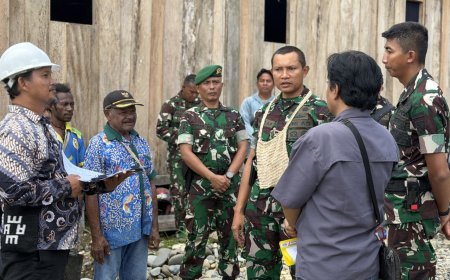 Danbrigif TP 82/WKB Tinjau Yonif TP 860/NSK, Aksi Bela Diri Prajurit hingga Ketahanan Pangan Curi Perhatian