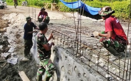 Dari Gotong Royong Lahir Infrastruktur: Jembatan Garuda Butuo II Sisa 10% Siap Difungsikan