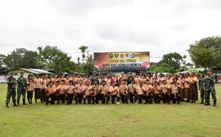 Tanamkan Jiwa Nasionalisme dan Bela Negara, Kodim 1707/Merauke Gelar Persami KKRI Bagi Generasi Muda