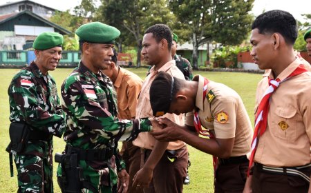 Persami Bela Negara KKRI Resmi Ditutup, Kodim 1707/Merauke Tekankan Peran Generasi Muda Sebagai Obor