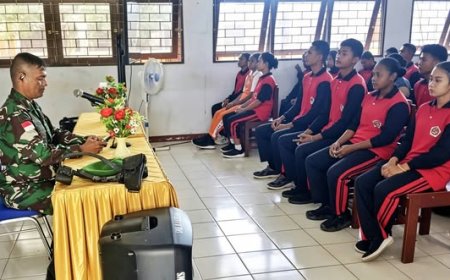 Kodim 1701/Jayapura Bentuk Generasi Muda Berkarakter dan Cinta Tanah Air Melalui Persami KKRI