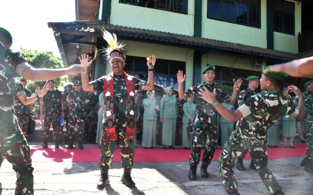 Kunjungi Kodim 1707/Merauke; Pangdam XXIV/Mandala Trikora Tekankan Prajurit Profesional, Responsif dan Humanis