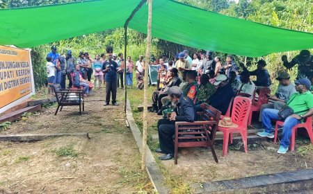 Awali Program CSR Danramil Senggi Dampingi Bupati Keerom Gelar Ritual Adat Penghormatan Hak Ulayat