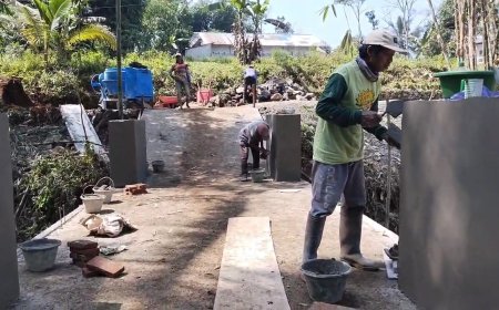 Pembangunan Jembatan Garuda Sungai Salam di Sitail Capai Tahap Akhir, Permudah Mobilitas Warga