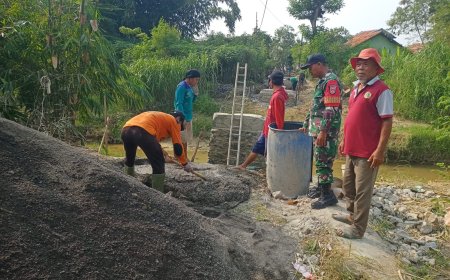 Pembangunan Jembatan Garuda Beton Sungai Cenang Terus Berjalan, Hadirkan Harapan Baru bagi Masyarakat