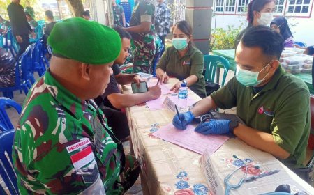 Setetes Darah, Sejuta Harapan: Prajurit Kodim 1707/Merauke Hadir Untuk Kemanusiaan