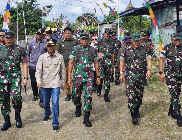 Jembatan Garuda Tahap III Resmi Dimulai, Pangdam XVII/Cenderawasih Hadiri Ground Breaking di Jayapura