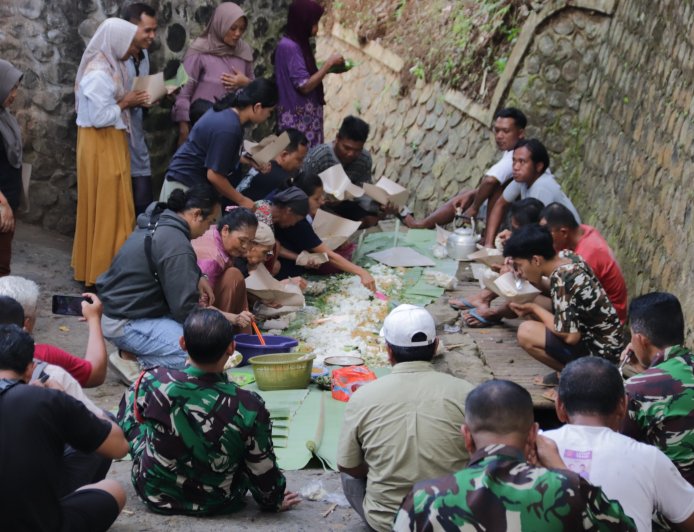 Doa Bersama Tandai Dimulainya Rehab Jembatan Perintis Garuda di Desa Kincang