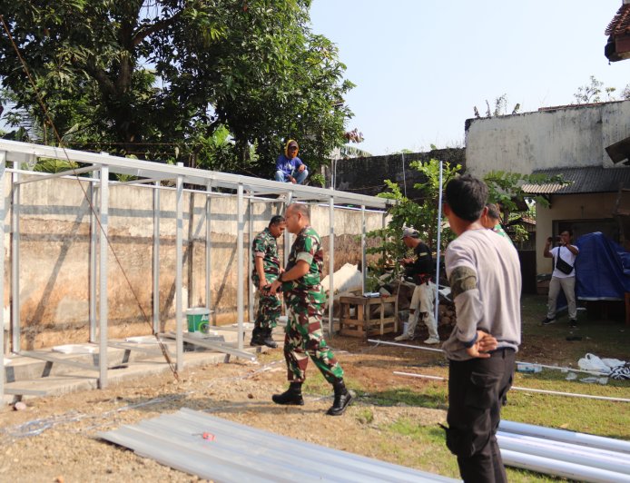 Dandim 0704 Banjarnegara Tinjau Kesiapan Marshaling Area Yonif TP di BLK Klampok