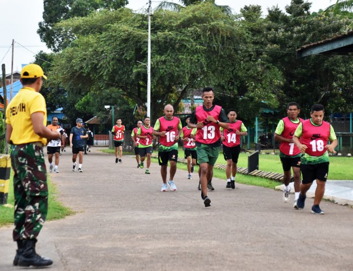Penuh Semangat, Ratusan Personel Kodim 1707/Merauke Ikuti Tes Garjas Periodik I Tahun 2026