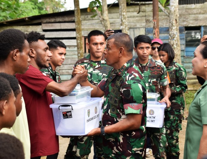 Dandim 1707/Merauke Ikuti Peresmian Rehab Panti Asuhan Abba Oleh Pangdam XXIV/Mandala Trikora