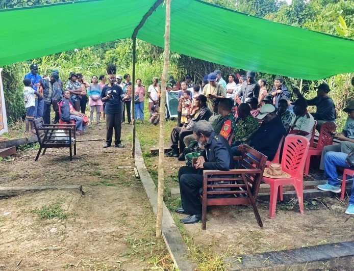 Awali Program CSR Danramil Senggi Dampingi Bupati Keerom Gelar Ritual Adat Penghormatan Hak Ulayat