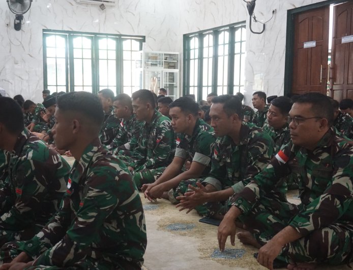 Pangdam XXIV/MT: Kekuatan Senjata Harus Diiringi Kekuatan Iman agar TNI Semakin Dicintai Rakyat