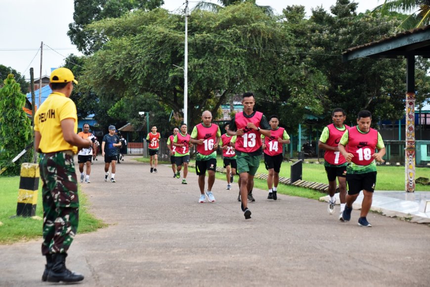 Penuh Semangat, Ratusan Personel Kodim 1707/Merauke Ikuti Tes Garjas Periodik I Tahun 2026