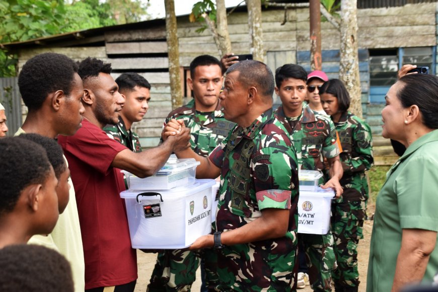 Dandim 1707/Merauke Ikuti Peresmian Rehab Panti Asuhan Abba Oleh Pangdam XXIV/Mandala Trikora