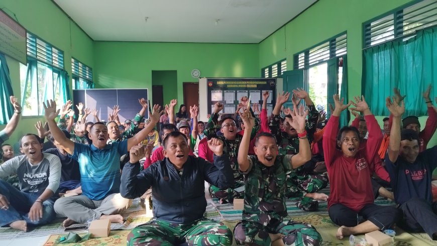 Kodim 0712/Tegal dan Masyarakat Bersatu dalam Semangat Nobar Piala Dunia 2026