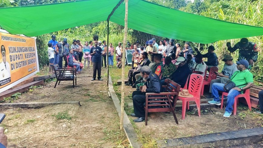 Awali Program CSR Danramil Senggi Dampingi Bupati Keerom Gelar Ritual Adat Penghormatan Hak Ulayat