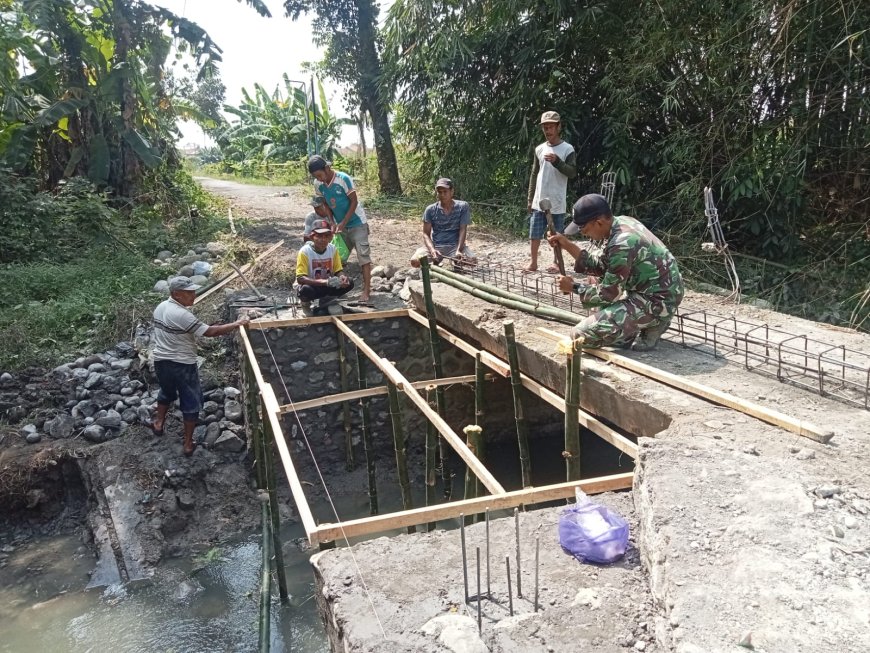 Pembangunan Jembatan Garuda Sungai Situri Mulai Dikerjakan untuk Hubungkan Lebeteng dan Brekat