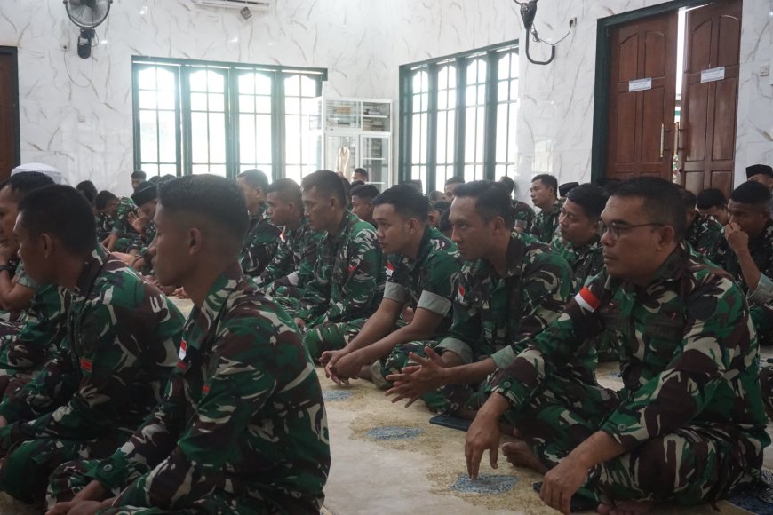 Pangdam XXIV/MT: Kekuatan Senjata Harus Diiringi Kekuatan Iman agar TNI Semakin Dicintai Rakyat