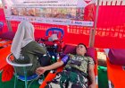 Tebar Semangat Kemanusiaan, Personel Korem 174/ATW Donorkan Darah di PMI Merauke