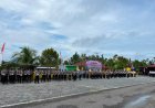 Sinergi TNI-Polri Makin Solid! Prajurit Yonif TP 860/NSK Hadiri Upacara HUT Bhayangkara ke-80 di Waropen