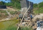 Pembangunan Jembatan Garuda Beton di Desa Jatimulya Terus Berjalan, Progres Pengecoran Jembatan Capai 68 Persen