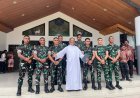 Yonif 820/DAAI Hadiri Ibadah di Katedral Tiga Raja, Simbol Harmoni di Bumi Cenderawasih