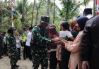 Pembukaan TMMD Reguler ke-129 Disambut Antusias Anak sekolah Serta Warga Gumelem Kulon