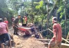 Dorongan Angkong Semangat Pengabdian Satgas TMMD untuk Gumelem Kulon