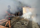 Cegah Malaria, Yonif TP 860/NSK Gelar Fogging Massal di Kesatrian dan Marshalling Area Waropen